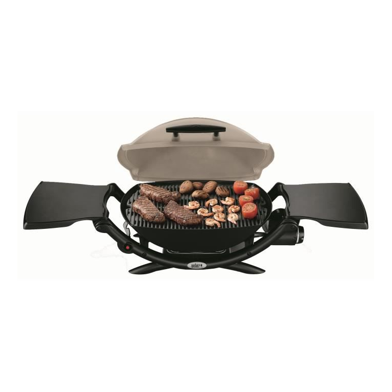 WEBER Barbecue a gaz Q 2000 Fonte d'acier émaillée Titanium
